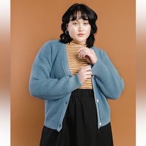 Tradlands Blue Shelter Cardigan